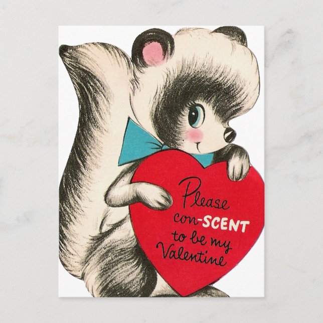 vintage kids valentine postcards (Front)