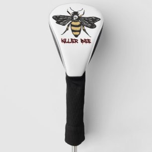 Vintage killer bee drawing  golf head cover