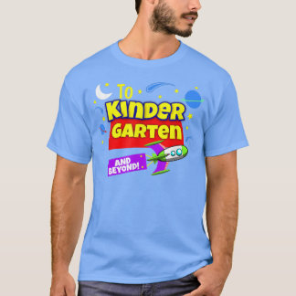Vintage Kindergarten Boys Girl Kids To Infinity An T-Shirt