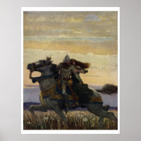 Vintage King Arthur Series 1 Art Print Poster