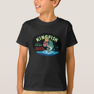 Vintage Kingfish Peas Crate Label - Shirt