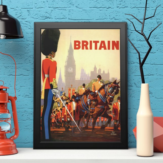 Vintage King's British Royal Guard Great Britain Poster (Creator Uploaded)