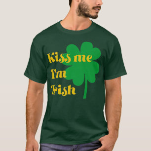 Vintage Kiss Me Im Irish St Patricks Day T-Shirt