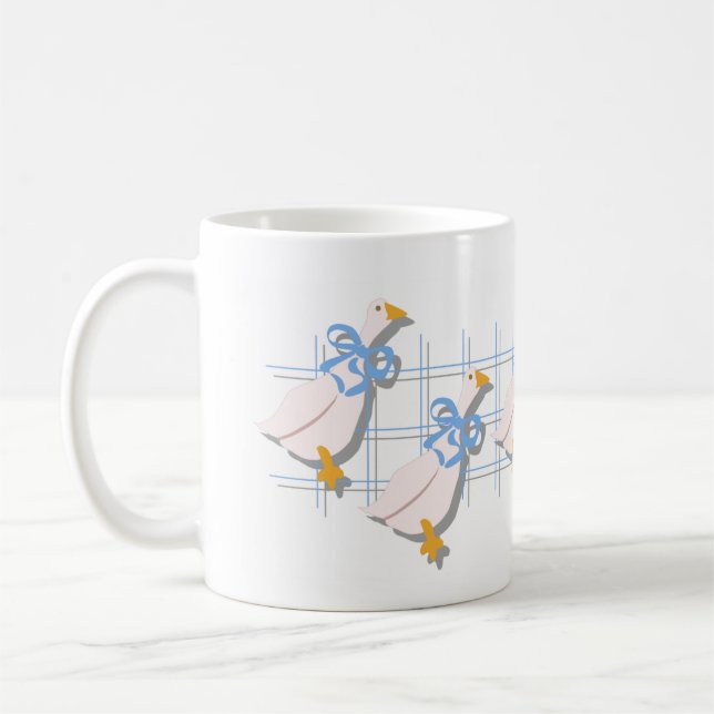 Vintage Kitchen Goose Nostalgia Kitchen Vibes Coffee Mug (Left)