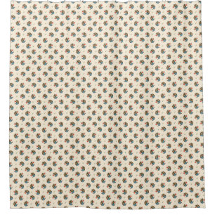 Vintage Kitsch Racoon with Love Heart Shower Curtain