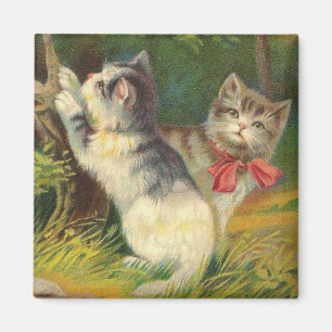 Vintage Kitten Magnet