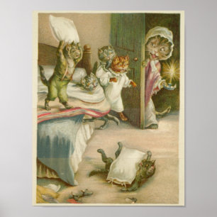 Vintage Kitten Print