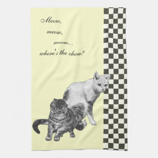 Vintage Kittens Kitchen Towel