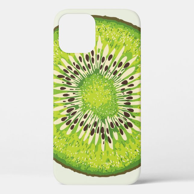 Vintage kiwi slice pattern. Case-Mate iPhone case (Back)
