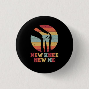 Vintage Knee Replacement Surgery Recovery New Knee 3 Cm Round Badge