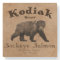 Vintage Kodiak Salmon Label