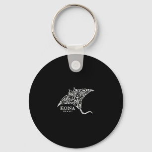 Vintage Kona Hawaii Manta Ray Boys Girls Souvenir Key Ring