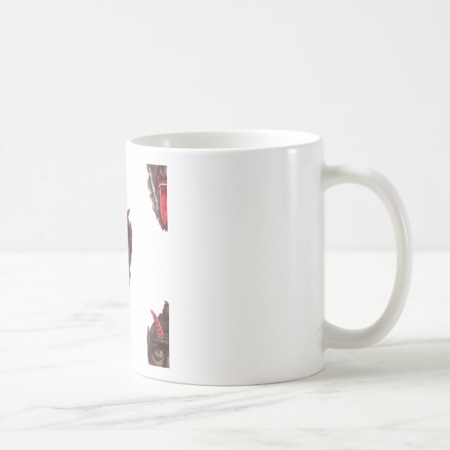 vintage krampus coffee mug (Right)