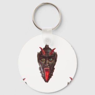 vintage krampus key ring
