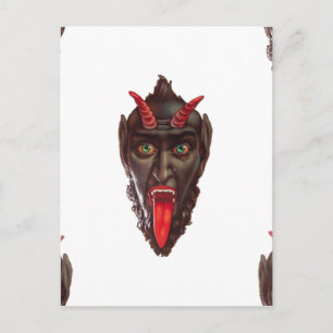 vintage krampus postcard