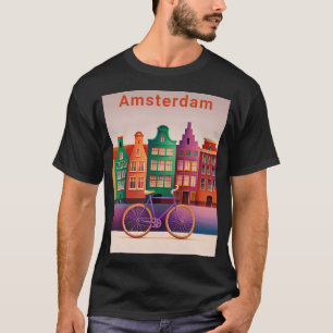 Vintage Kyoto City in Japan Mt. Fuji Mountains T-Shirt