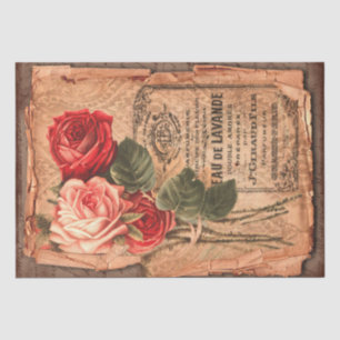 Vintage Label & Illustrations Shabby Chic Tissue Paper