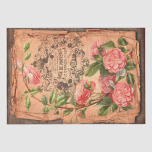 Vintage Label & Illustrations Shabby Chic Tissue Paper