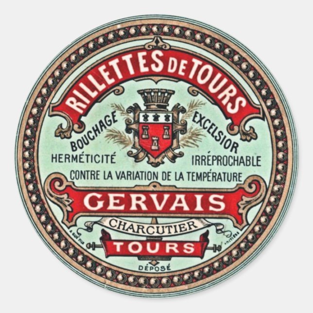 Vintage Label Sticker (Front)