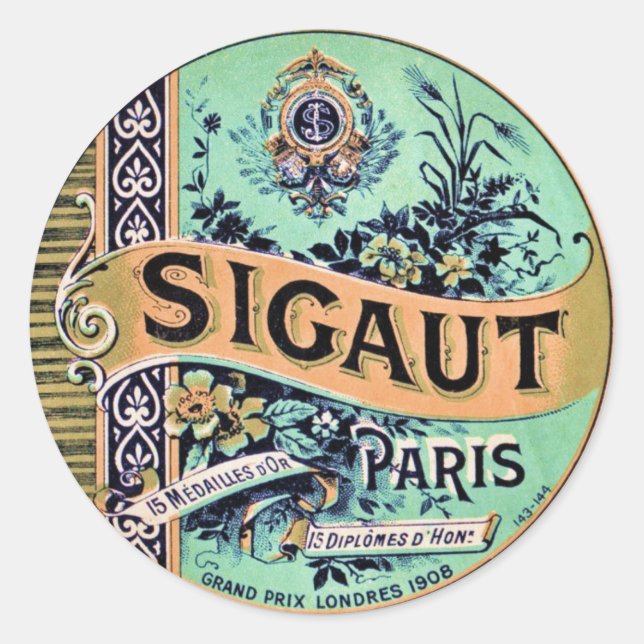 Vintage Label Sticker (Front)