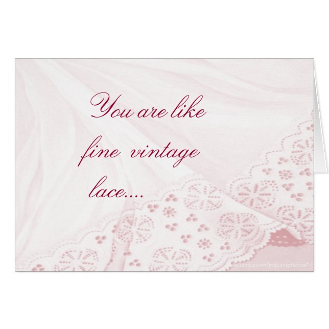 Vintage Lace Any Ocassion-customise (Front Horizontal)
