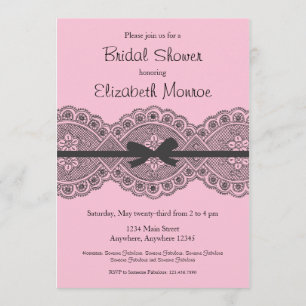 "Vintage Lace" Bridal Shower Invitation