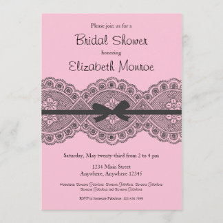 "Vintage Lace" Bridal Shower Invitation