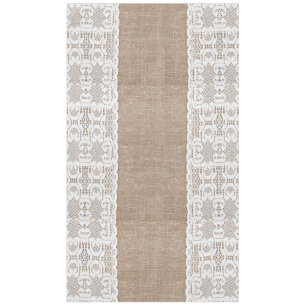 Vintage, lace, burlap, grunge, victorian, shabby tablecloth