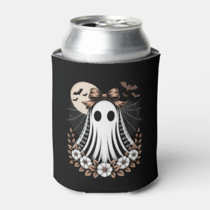 Vintage Lace Ghost Halloween Can Cooler