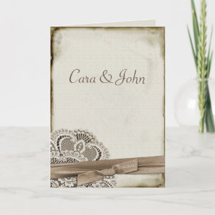 Vintage Lace Invitation