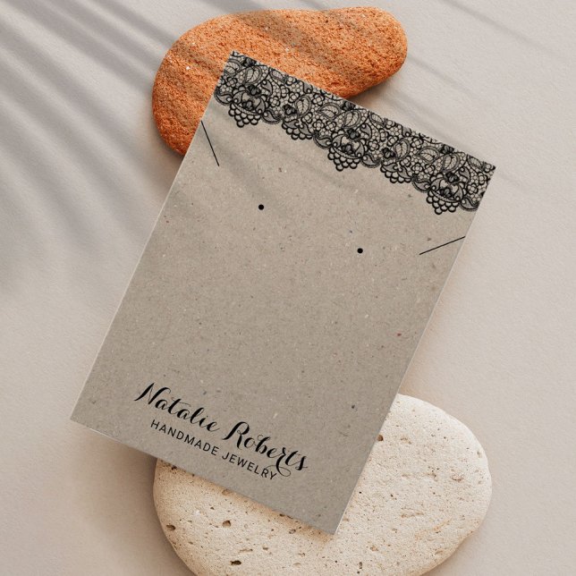 Vintage Lace Jewellery Earring Necklace Display (Creator Uploaded)