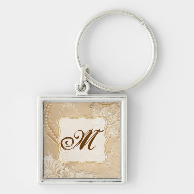 Vintage Lace Jewellery Victorian Key Chain (Front)