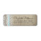 Vintage Lace & Linen Rustic Elegance Address Label
