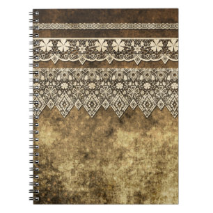 Vintage lace notebook