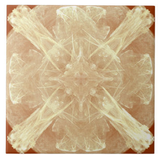 Vintage Lace Texture Pattern Ceramic Tile