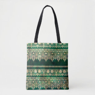 Vintage lace tote bag