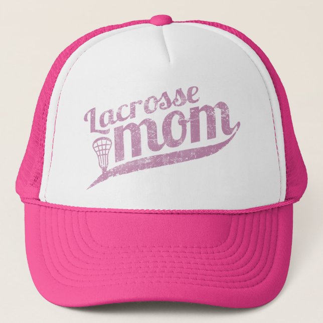 Vintage Lacrosse Mum Trucker Hat (Front)