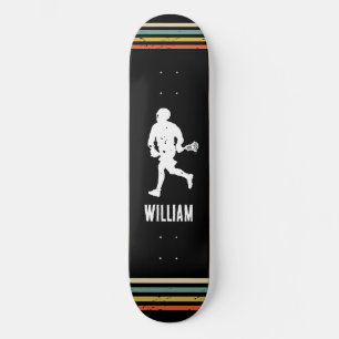 Vintage  Lacrosse Personalised  Skateboard