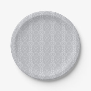 Vintage Lacy Lace Elegant Minimal Simple Elegant Paper Plate