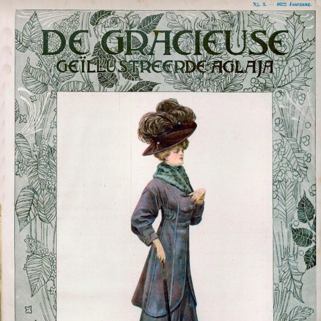 Vintage Ladies Fashion Design Illustration Poster (Creator Uploaded)