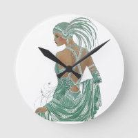 Vintage Ladies Going Green Art Print