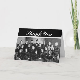 Vintage Ladies' Group Thank You Card