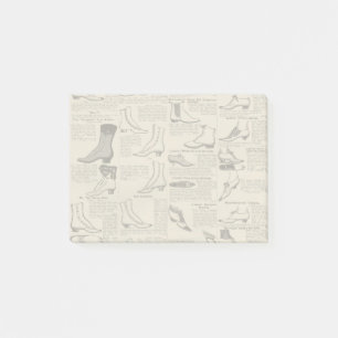 Vintage Ladies' Shoes Catalogue - 1900s Fashion Post-it Notes