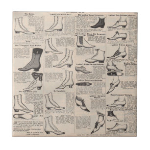 Vintage Ladies' Shoes Catalogue - 1900s Fashion Tile