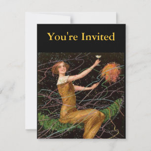Vintage Lady Invitation