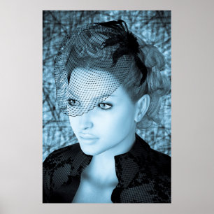 Vintage Lady Poster