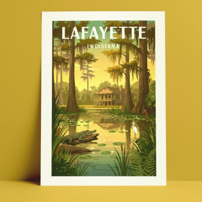 Vintage Lafayette Louisiana Postcard (Creator Uploaded)