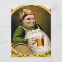 Vintage Lager Beer Advertisement
