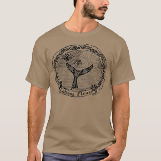 Vintage Lahaina Please Whales Tail Motif T-Shirt
