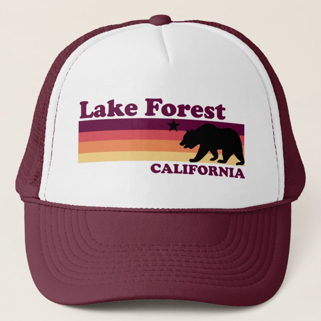 Vintage Lake Forest California Trucker Hat (Front)
